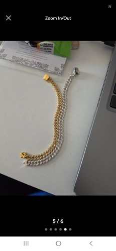 Pandora cuban gold bracelet - gold,