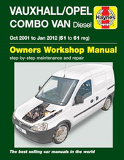 Vauxhall/Opel Combo Diesel Van Owners Workshop Manual 2 - Paperback NEW Martynn