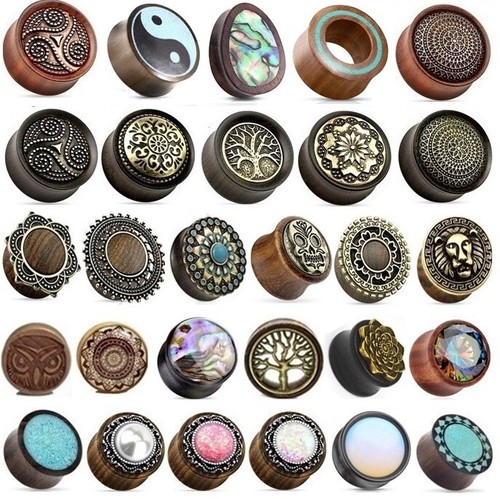 Wooden ear plug choose - ear,