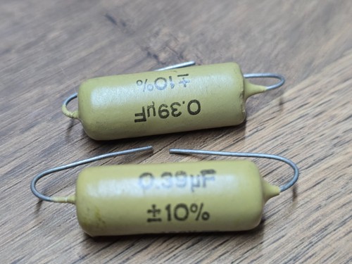 Mullard mustard 390000pf - mustard,