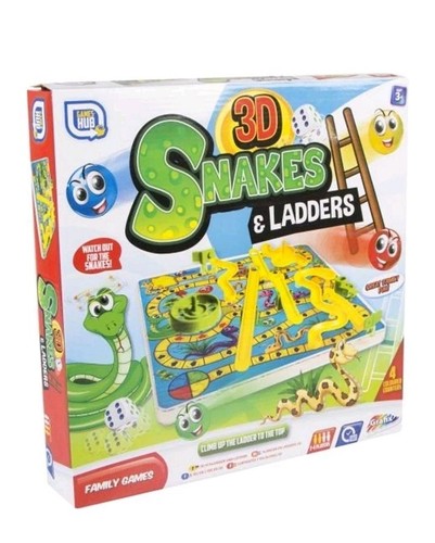 Snakes and ladders - 3d,