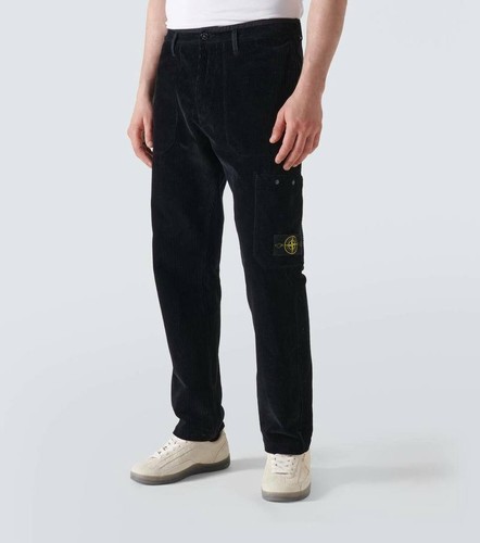 Stone island corduroy black - island,