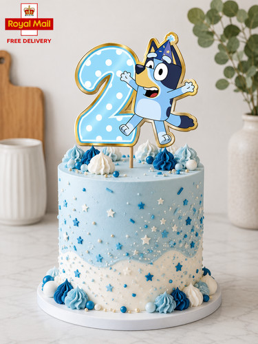 Bluey bingo 2nd birthday cake - &bingo,