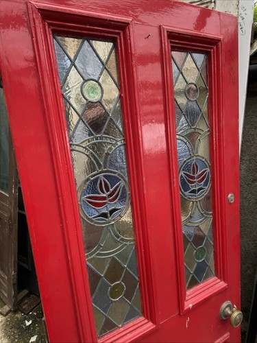 Antique front door victorian - front,