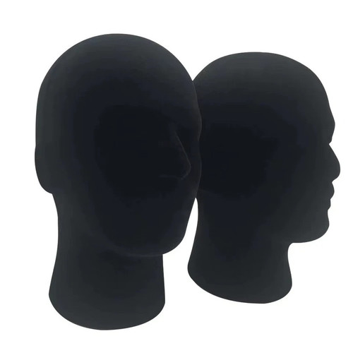 1pc male foam mannequin head - male,