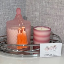 Pink Glassware Candle Bundle