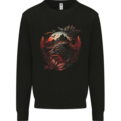 Evil night wolf - wolf, and
