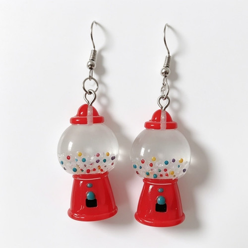 Red gumball machine - red,