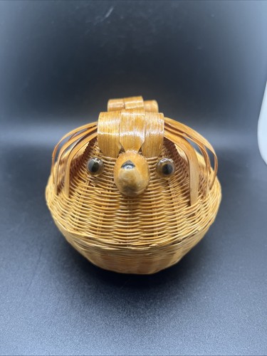 Vintage wicker dog basket - vintage,