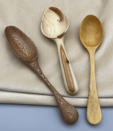 Hand carved wooden spoons - carved,