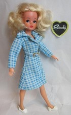 HTF Vintage Sindy About Town (Ref 44527) Blue Check Coat + Shoes 1976 NO DOLL