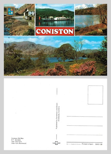 Postcard coniston lake - postcard,