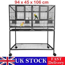 Wide Bird Cage Large Metal
