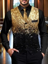 Mens Waistcoats Party Jacket