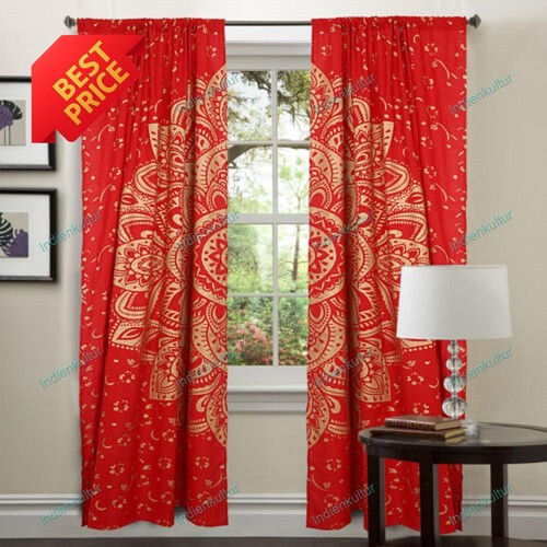 Indian window curtains hippie - indian,
