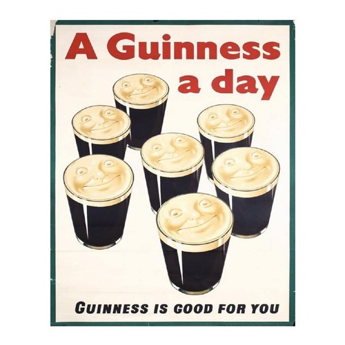 Guinness metal sign - sign,