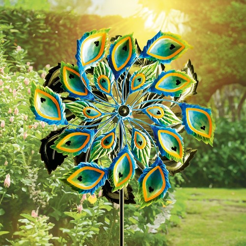Peacock feather wind - wind, spinner