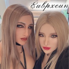 Realistic Silicone Female Face