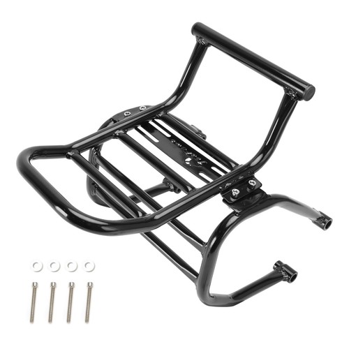 Black front rack carrier - front,