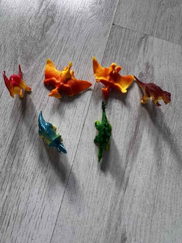 Plastic dinosaur toys - plastic,