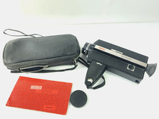 Eumig Mini Zoom Reflex 8mm Movie Camera + Manual & Soft Leather Case Retro