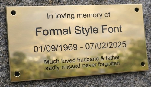 Large engraved brass - engraved,