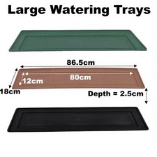 Large Watering Tray Windowsill Plant Pot Planter Saucer Water Drip Base Trays