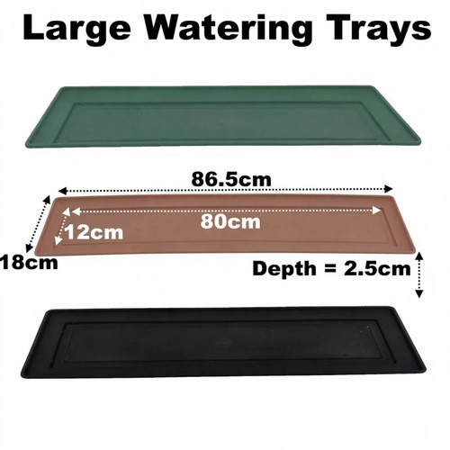 Large watering tray windowsill - large,