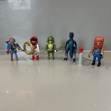 Custom 5 x playmobil figures job lot bundle welder Robin Hood dragon cyborg #25