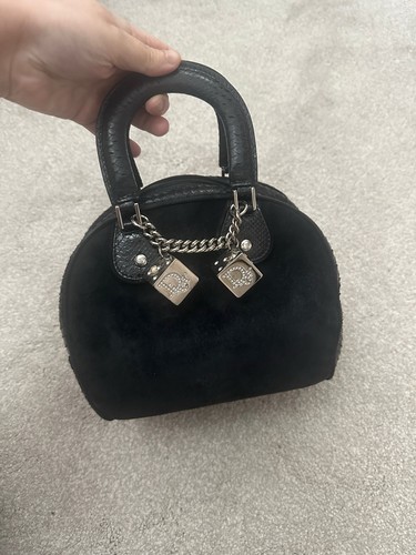 Dior gambler dice bag - dice, black