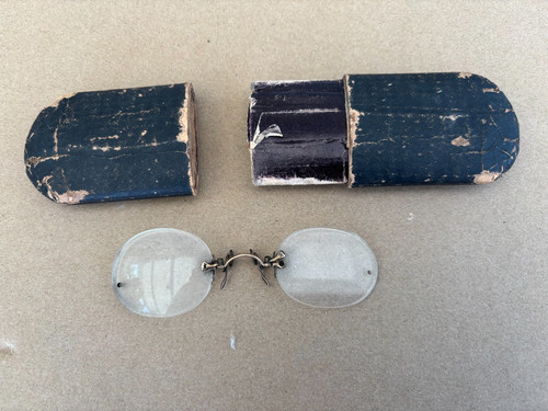 Vintage pince nez rimless - vintage, pince-nez
