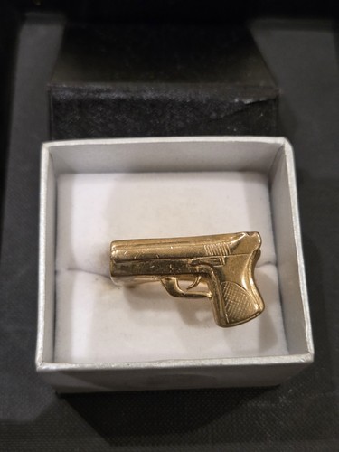 1911 pistol design ring 9k - design, in