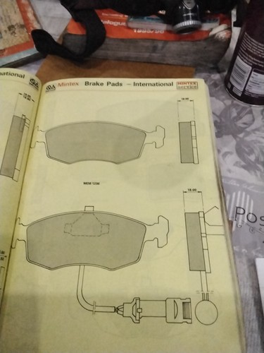 Mdb1236 brake pads - ,