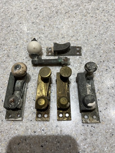 Georgian window catches - catches, brass
