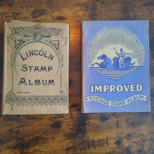 Antique stamp albums one - antique, albums,