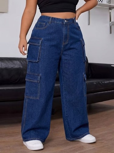 Women wide leg denim - women’s, wide‑leg