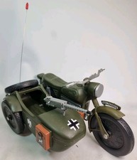 Vintage Action Man Cherilea German Motorcycle Motorbike & Sidecar Nice Condition