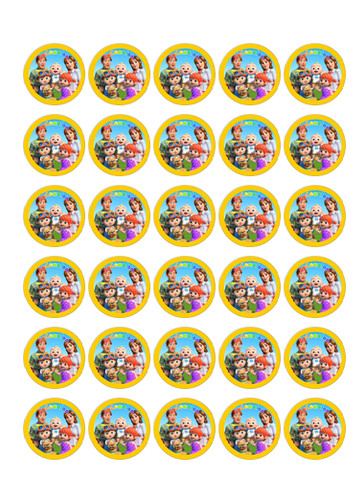 Pre cut edible cocomelon - edible,