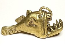 QUIRKY MINIATURE BRONZE ANGLER