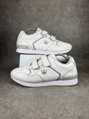 Crown king bowls shoes white - bowls,