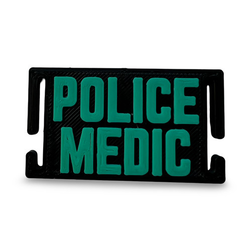 Printed police medic - medic, molle