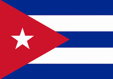 POSTER - CUBA FLAG - (A4 A3 A2 Sizes) World Flag Style Wall Art Cuban