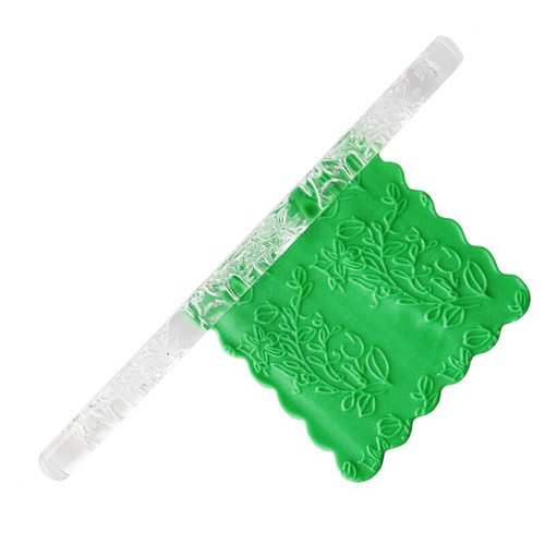 Embosser rolling pin flowers - 3,