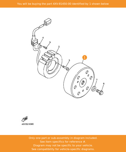 Yamaha rotor assy - yamaha,