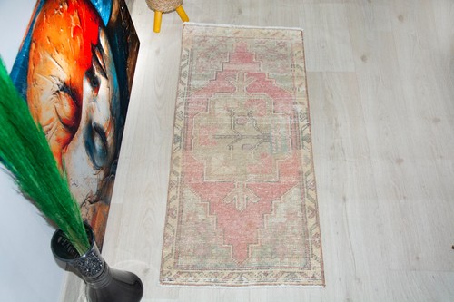 Vintage turkish oushak rug - turkish,
