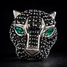 Effy Panther Head Ring 925