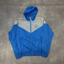 Nike Windrunner Jacket Mens Large Retro Vintage Pin Wheel Windbreaker, Blue