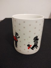 Lisa Stickley 1950s Style Polka Dot Dog Print Mug Dachshund Poodle