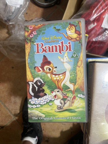 Bambi vhs video tape - bambi,