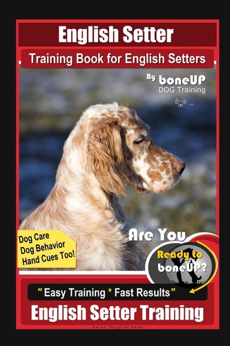 English setter training book - english,
